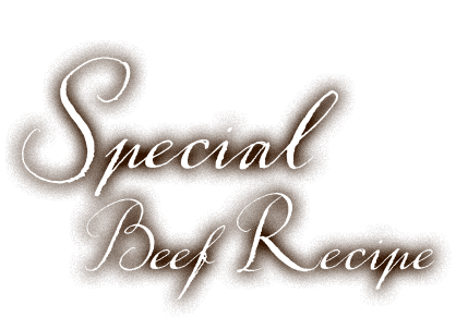 Special Beef Recipe